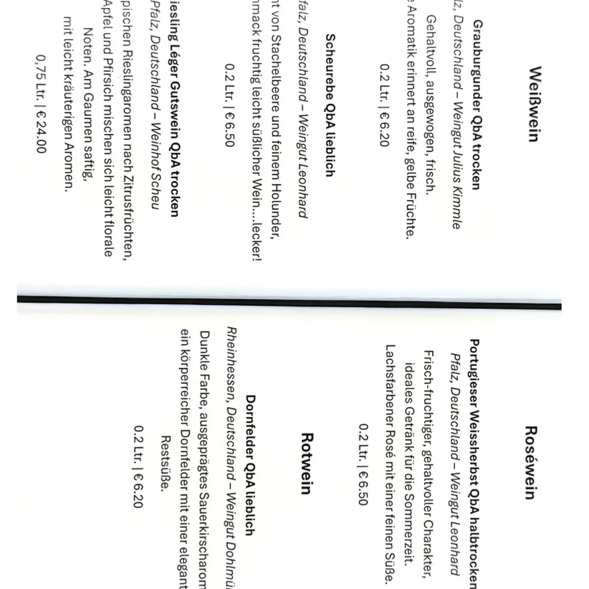 Speisekarte photo 7
