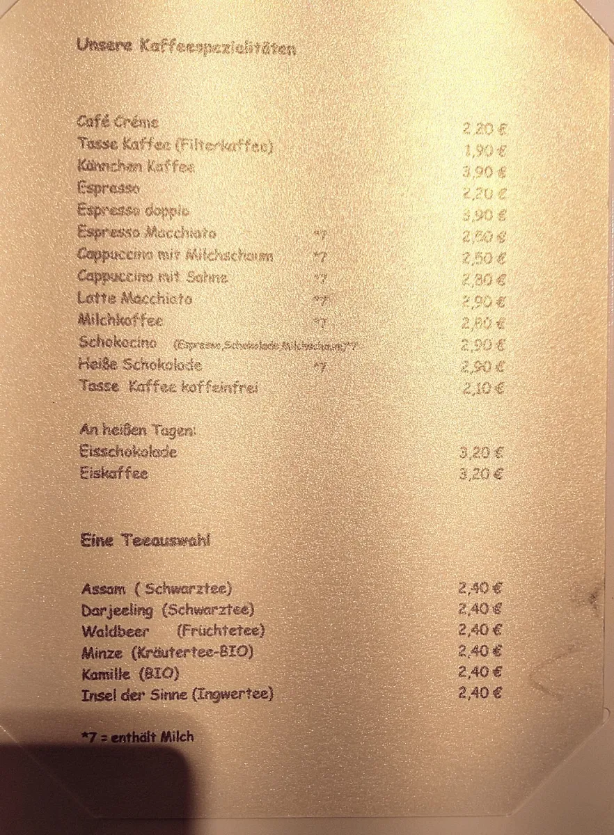 Speisekarte photo 1
