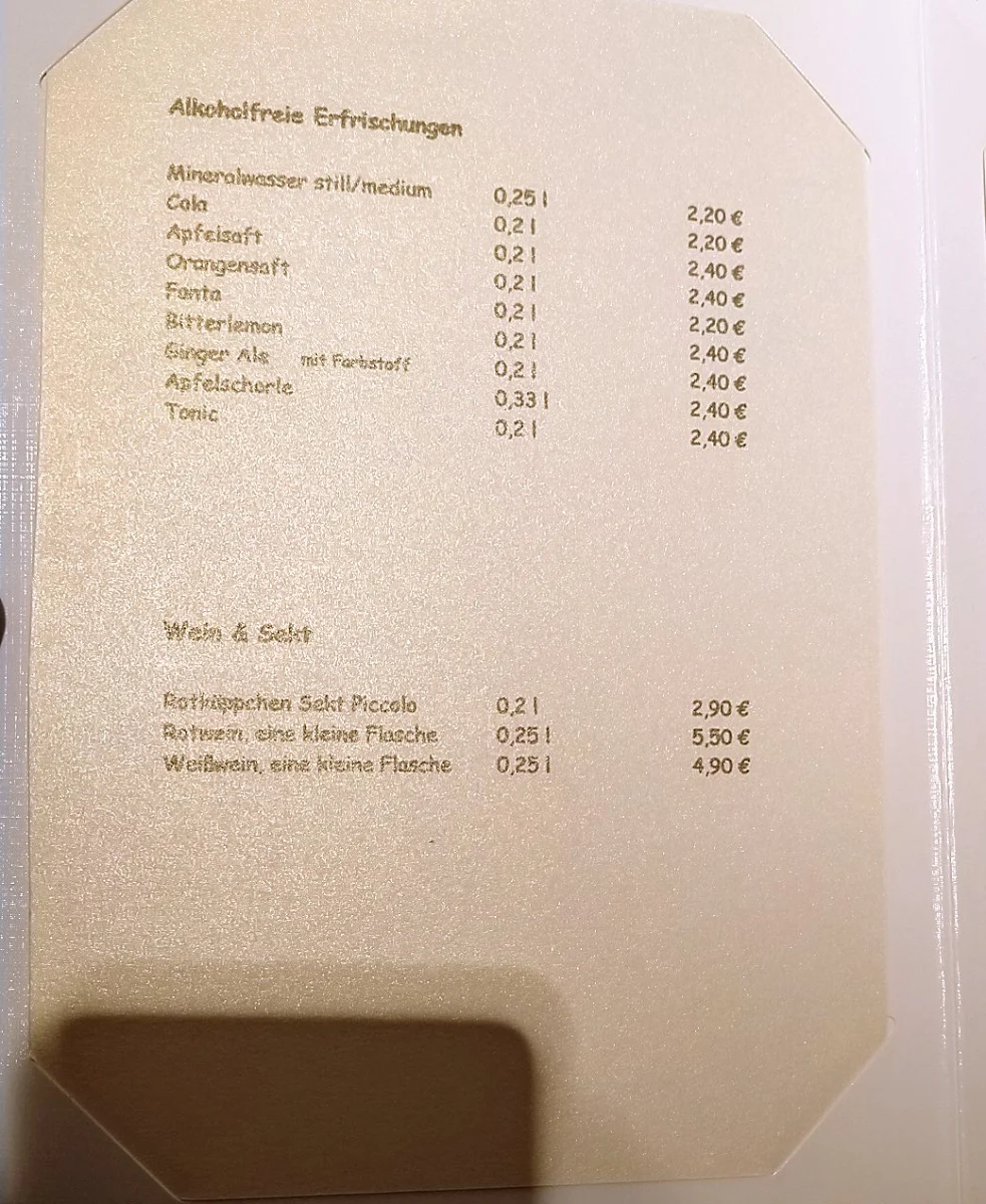 Speisekarte photo 2