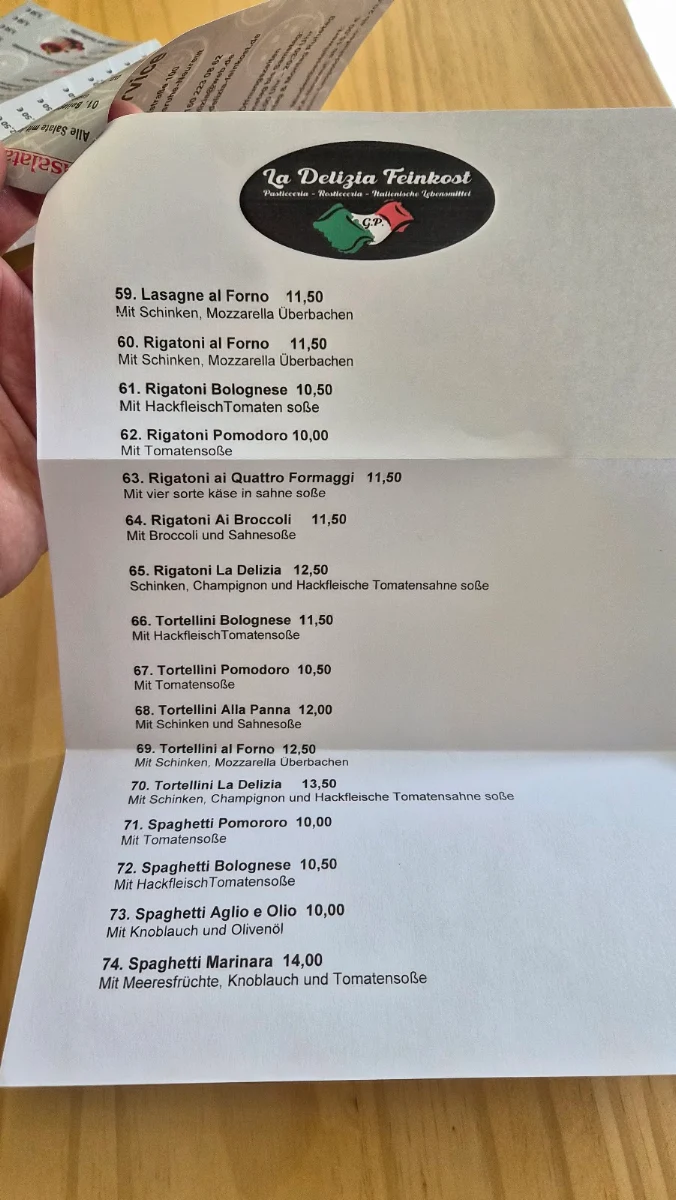 Speisekarte photo 1