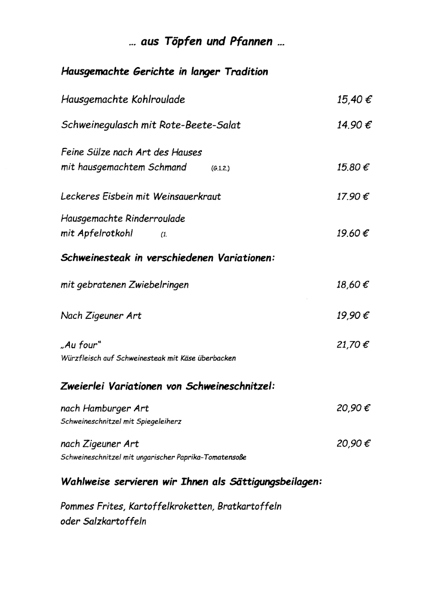 Speisekarte photo 3