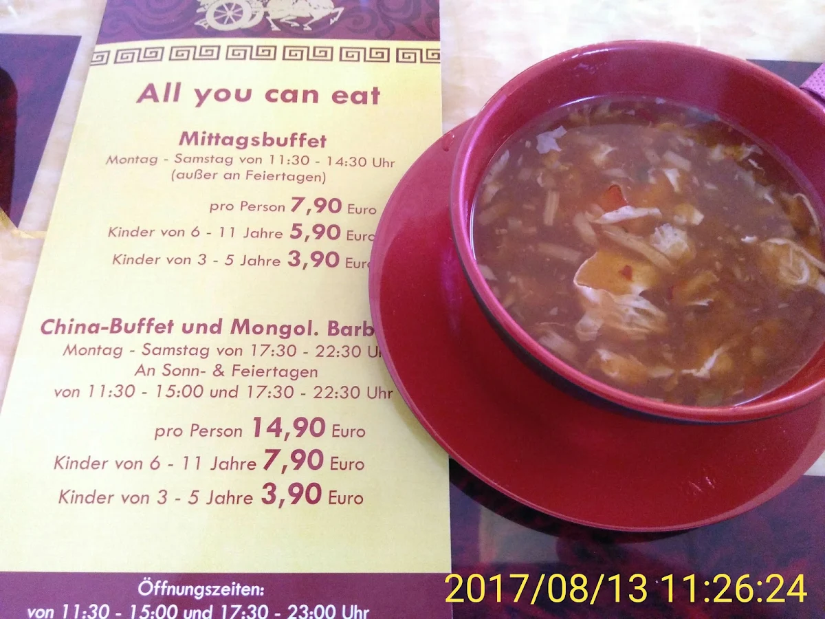 Speisekarte, China Restaurant