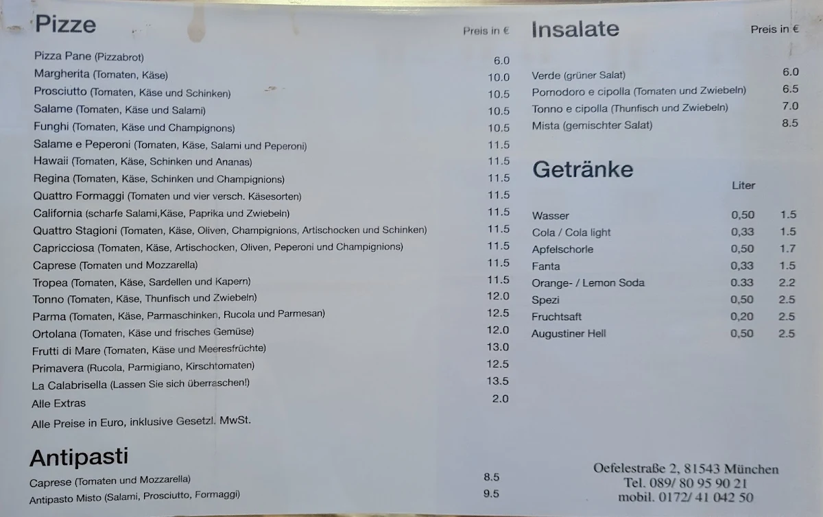 Speisekarte photo 3