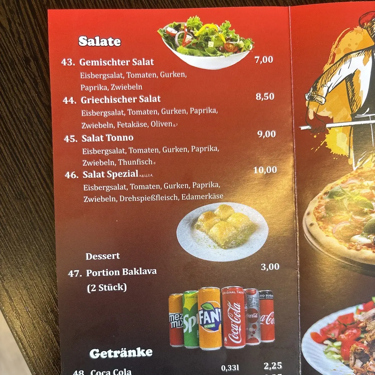 Speisekarte photo 3