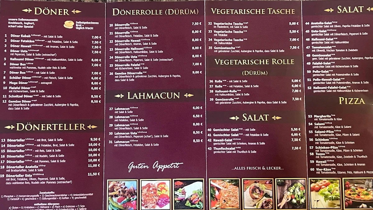 Speisekarte photo 2