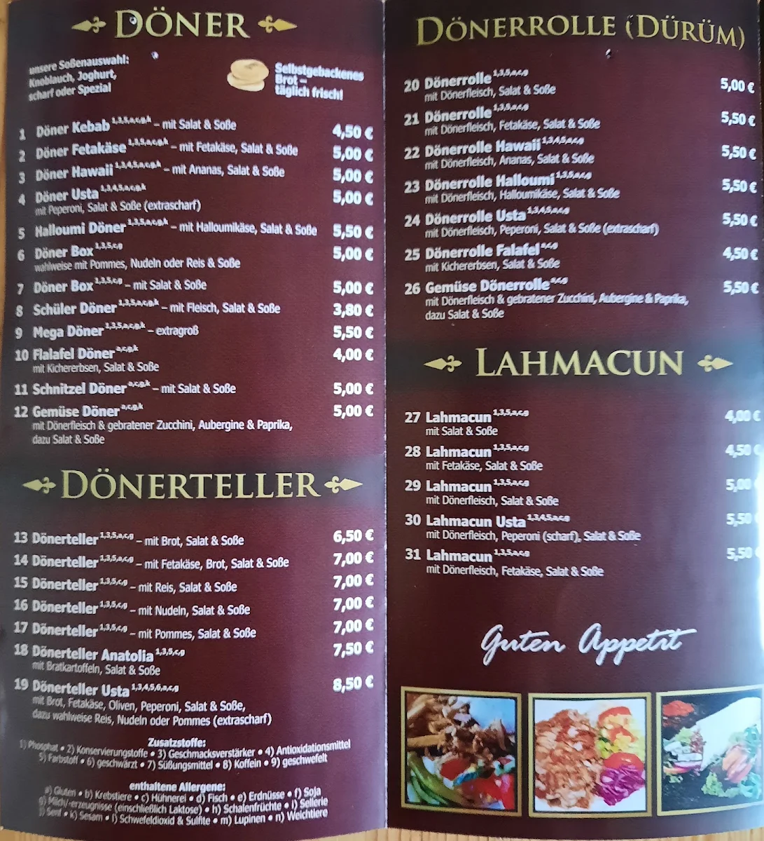 Speisekarte photo 3
