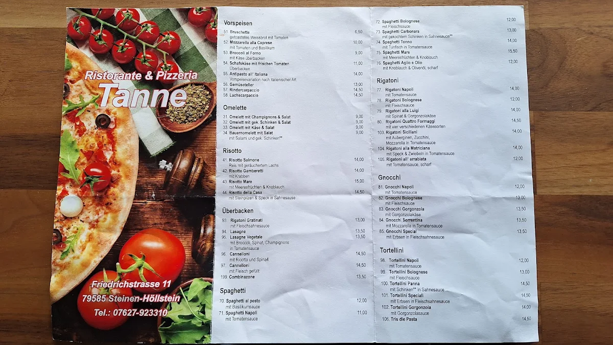 Speisekarte photo 2