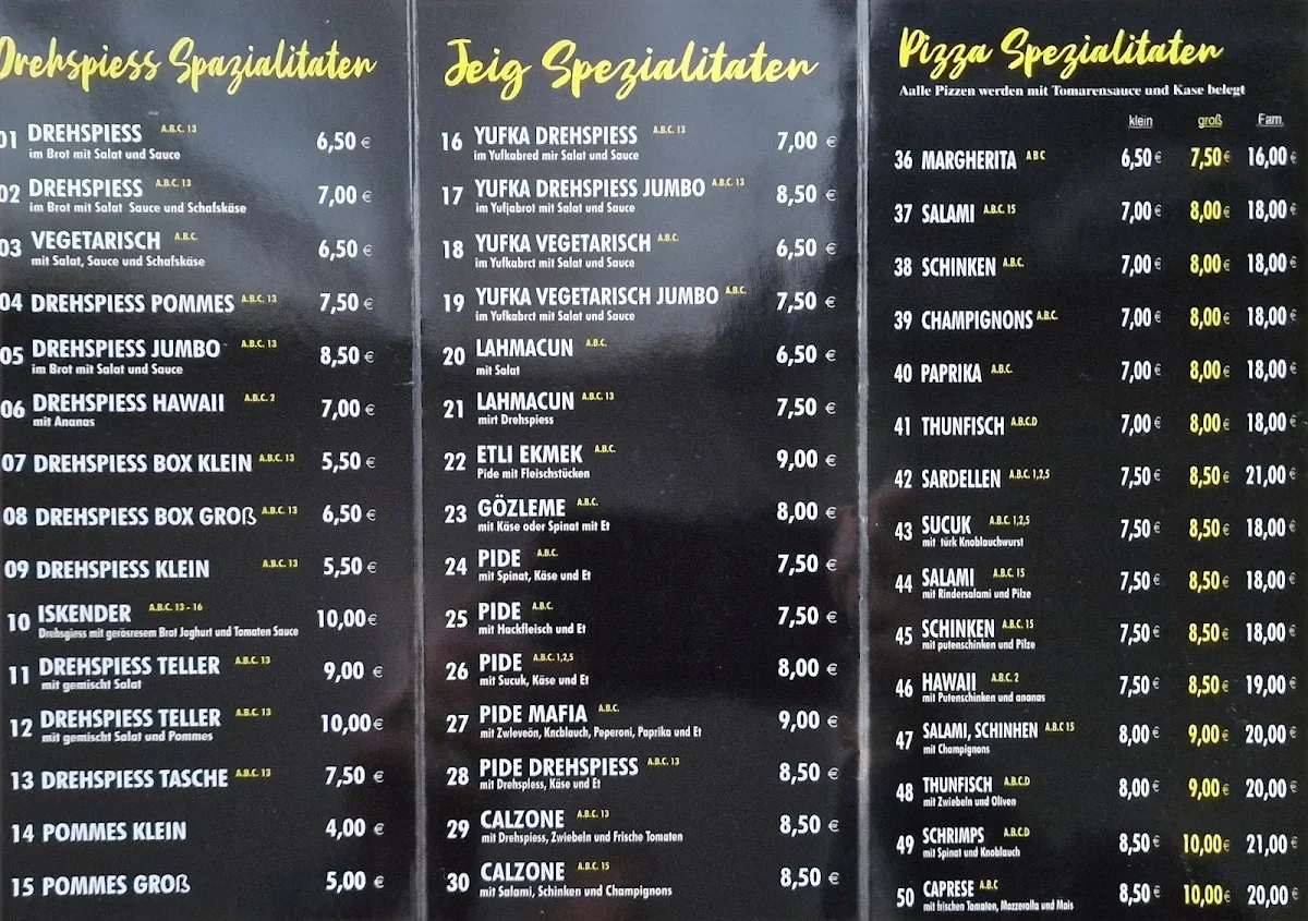 Speisekarte photo 4
