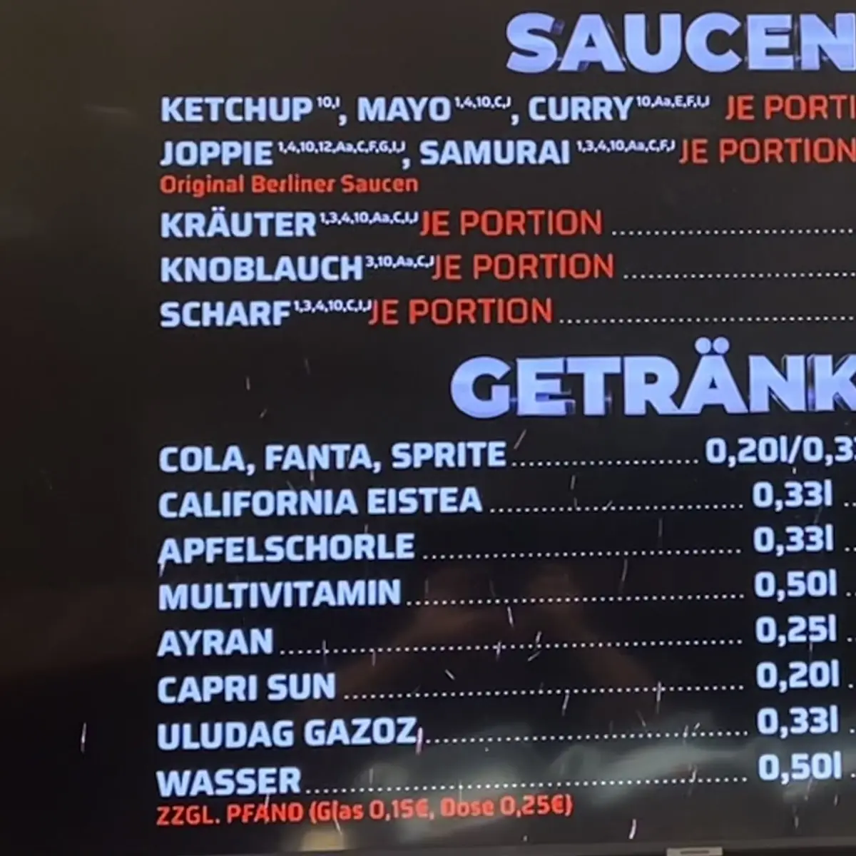 Speisekarte photo 3