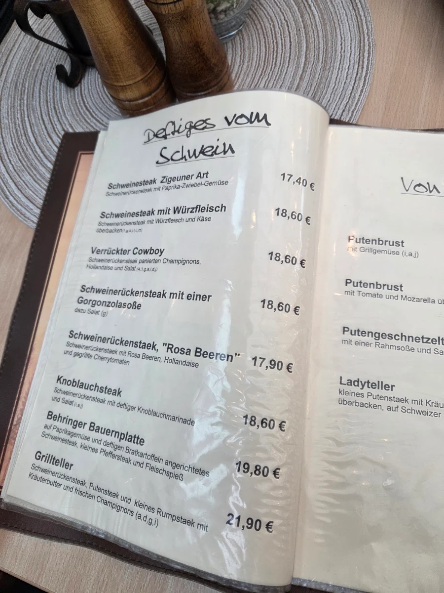 Speisekarte photo 2