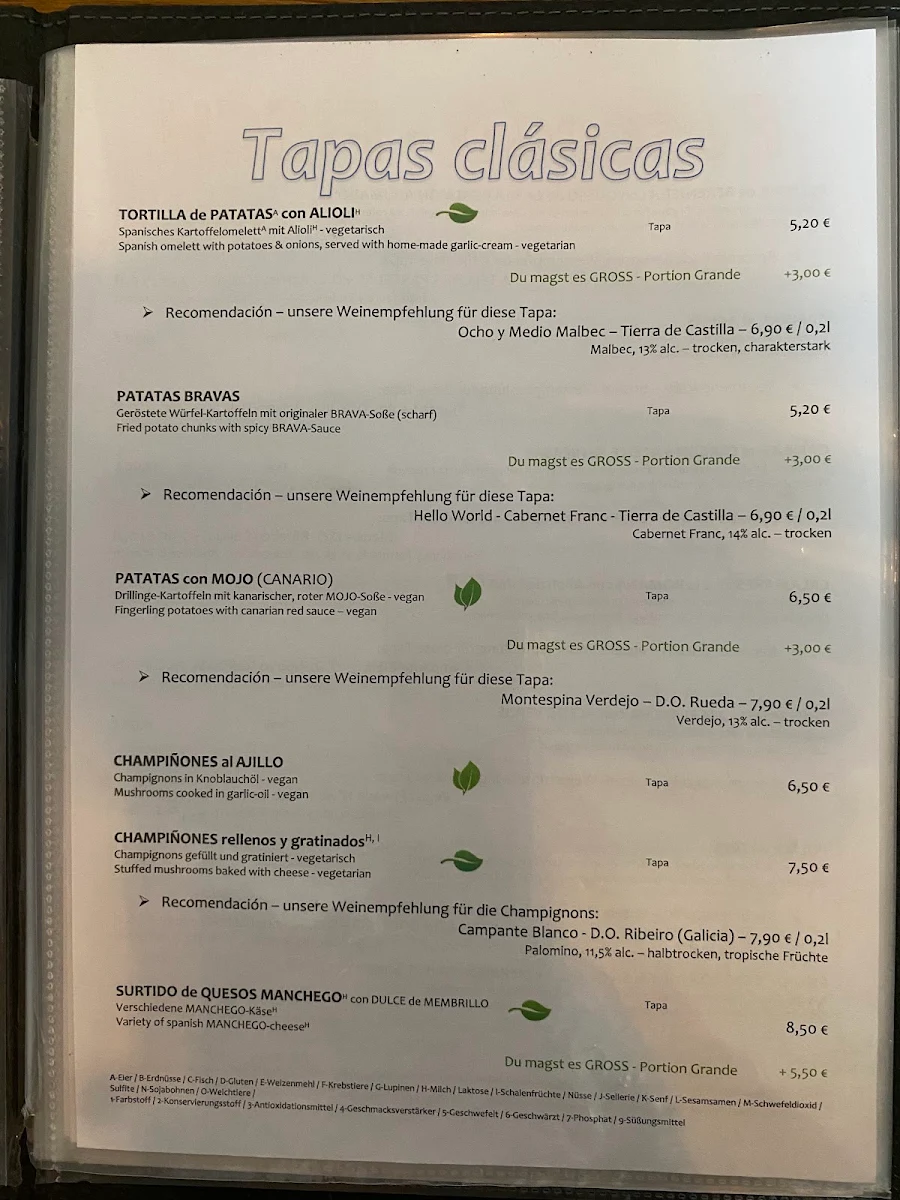 Speisekarte photo 2