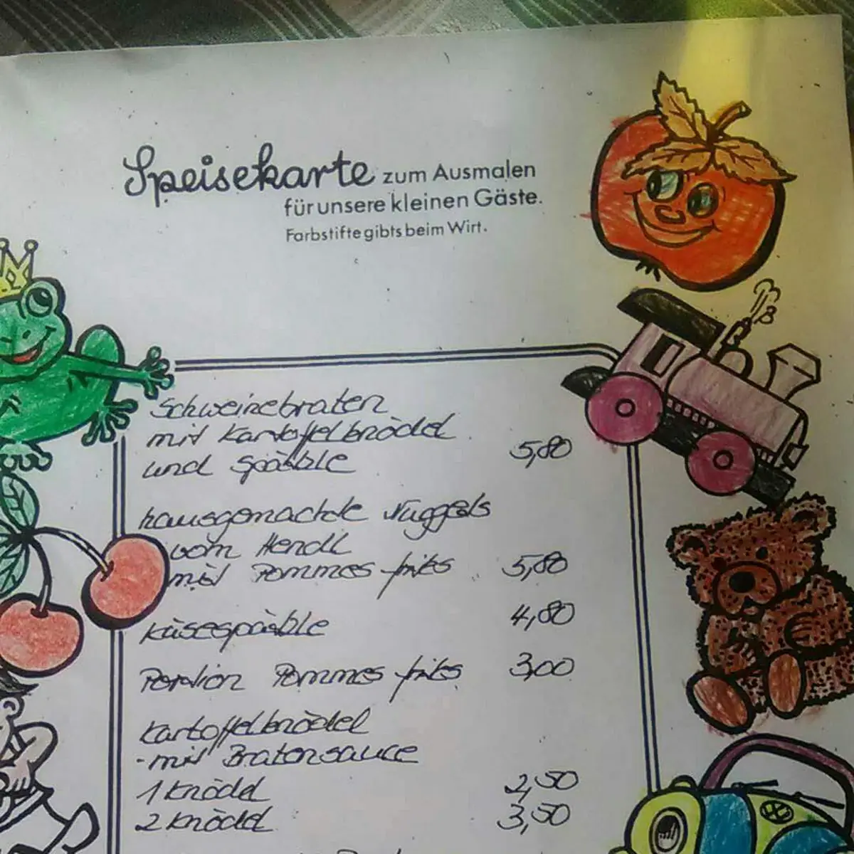 Speisekarte photo 2