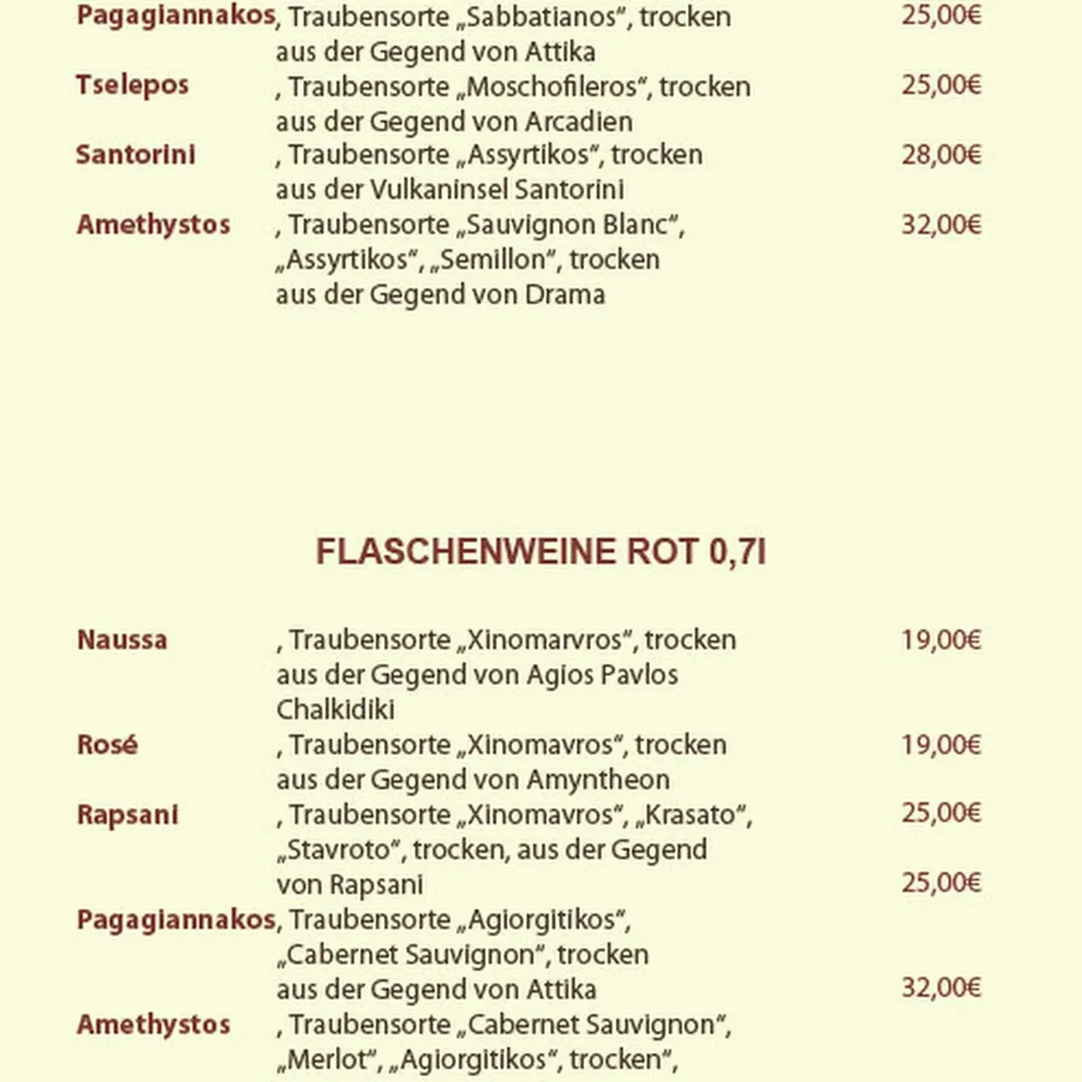 Speisekarte photo 3