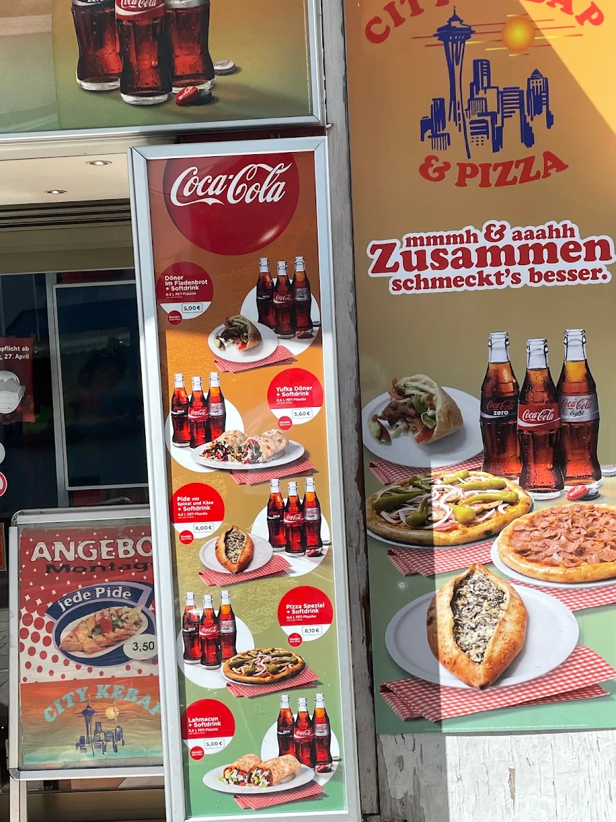 Speisekarte, City Kebap