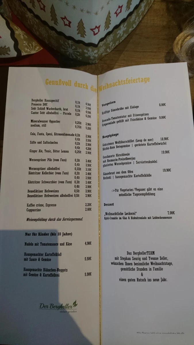 Speisekarte photo 1