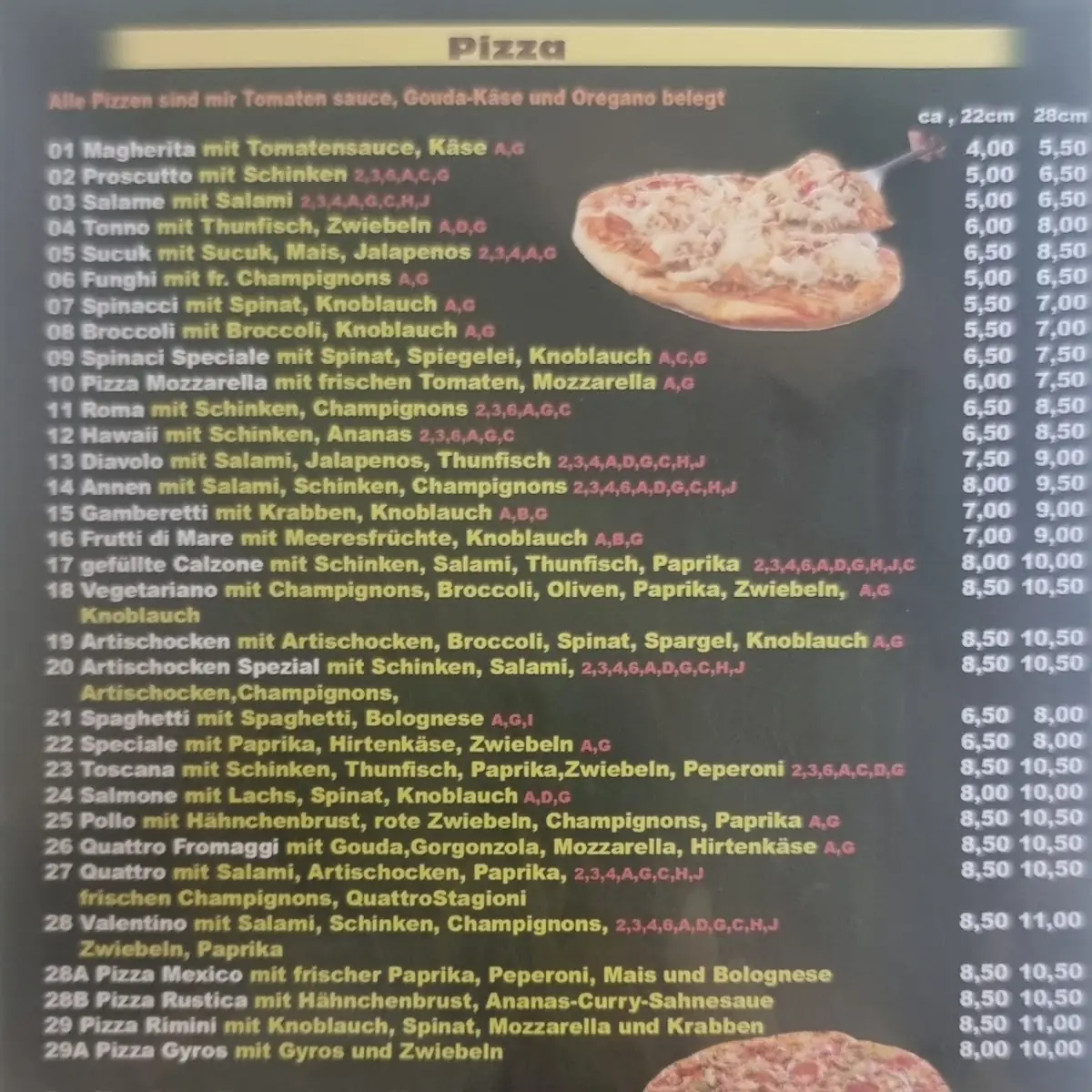 Speisekarte photo 2