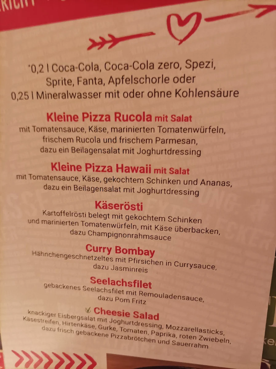 Speisekarte, Cafe Extrablatt Hannover Grupenstraße
