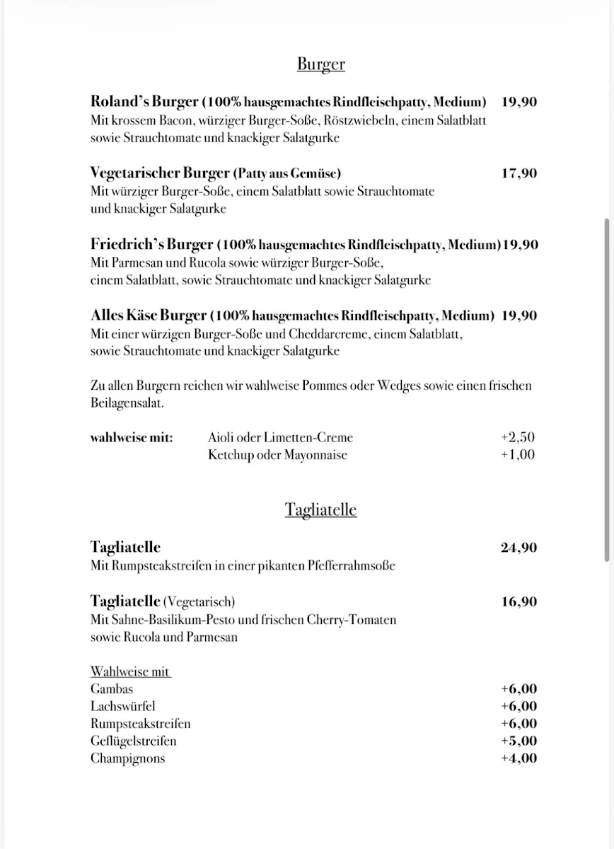 Speisekarte photo 2