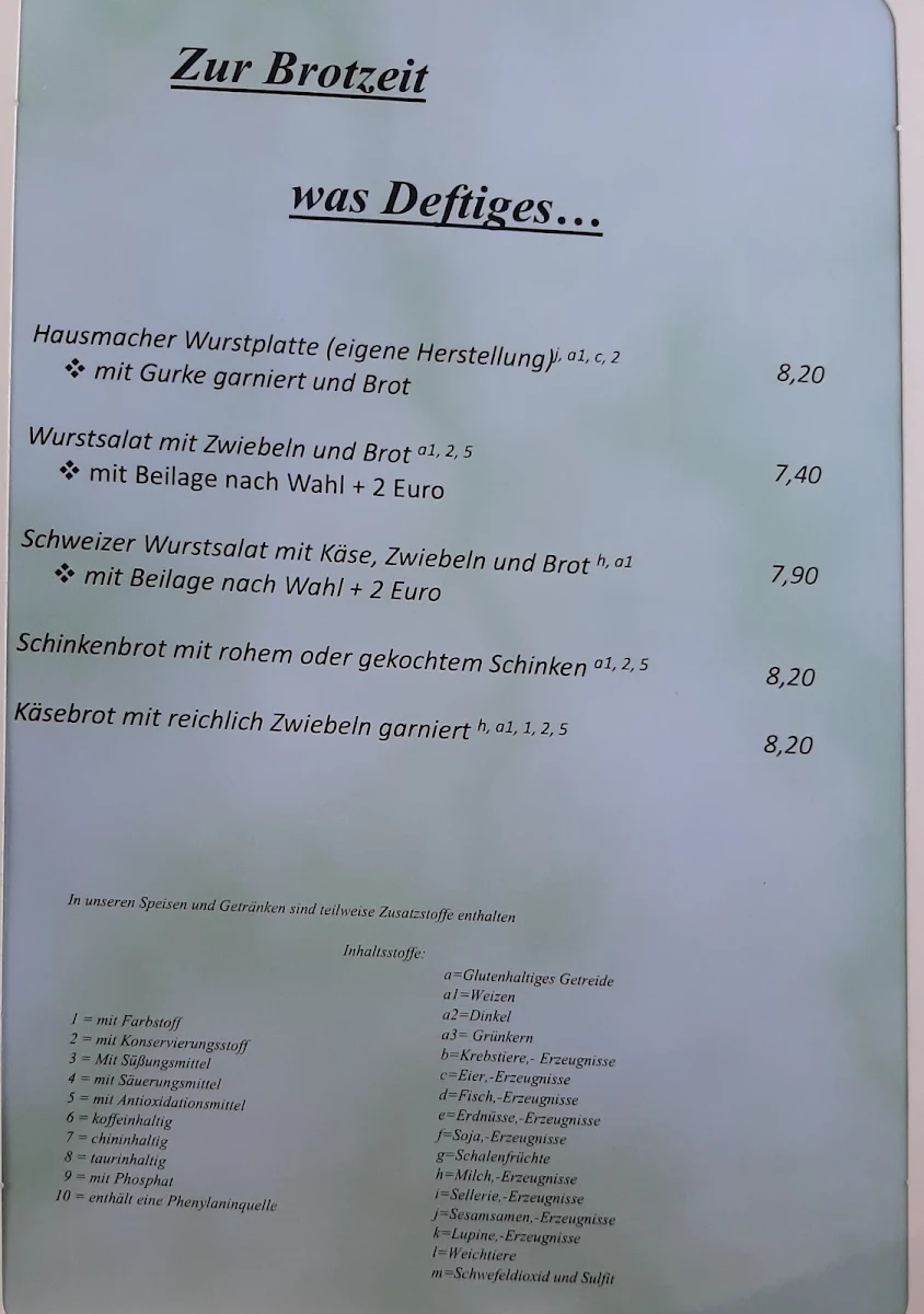 Speisekarte photo 4