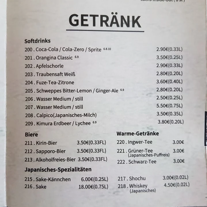 Speisekarte photo 10