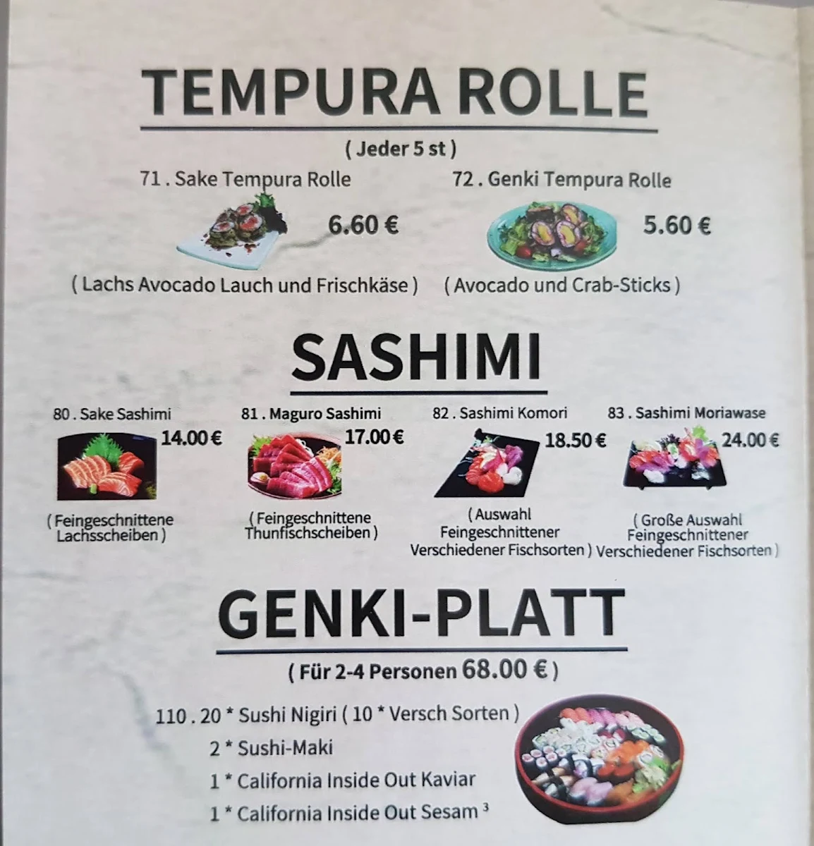 Speisekarte photo 8