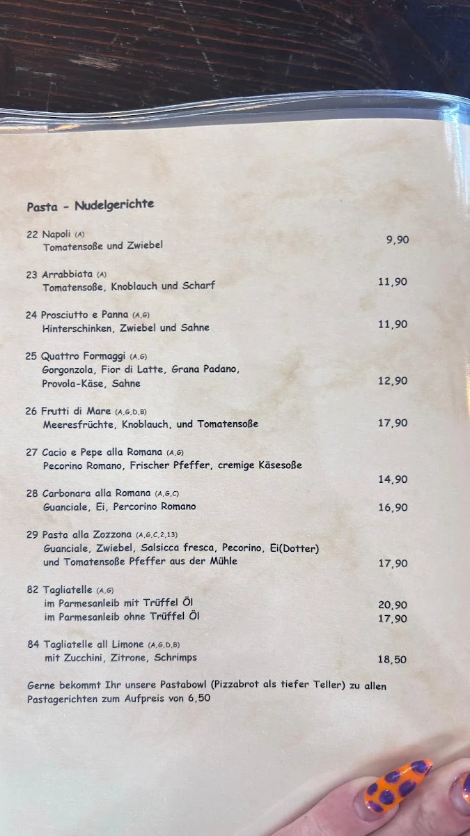 Speisekarte photo 1