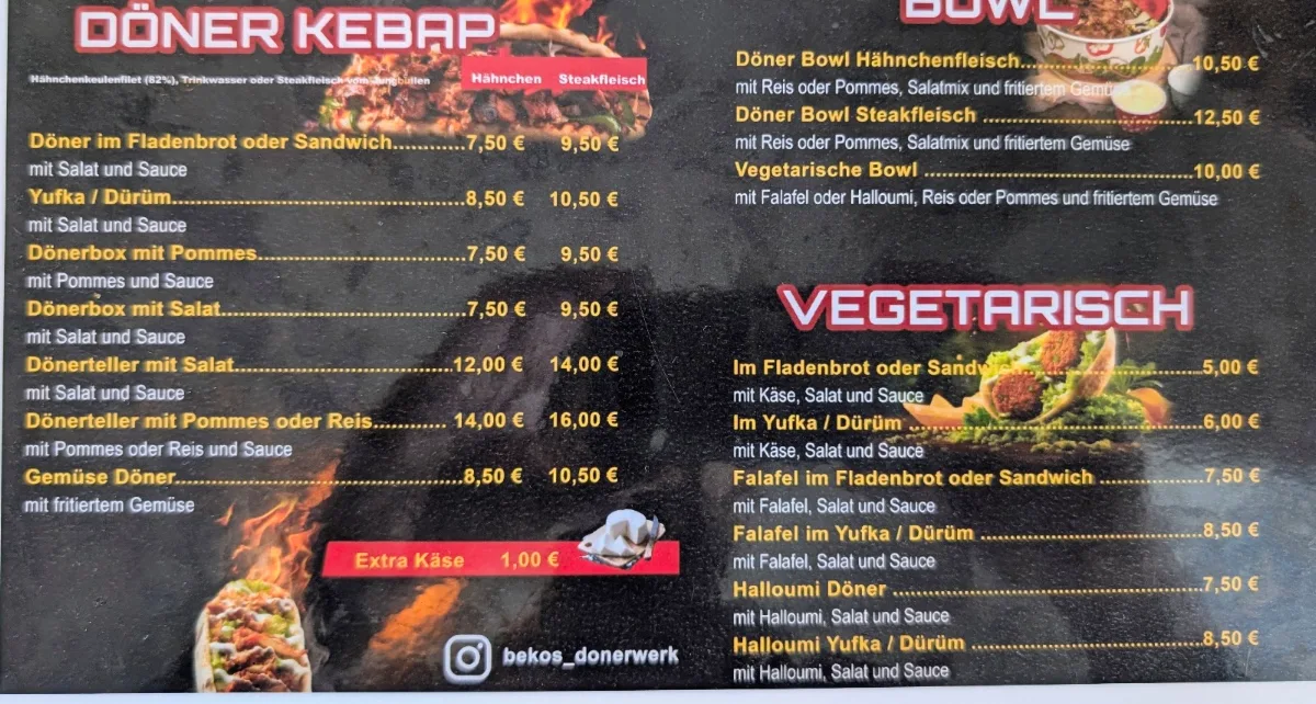 Speisekarte photo 3