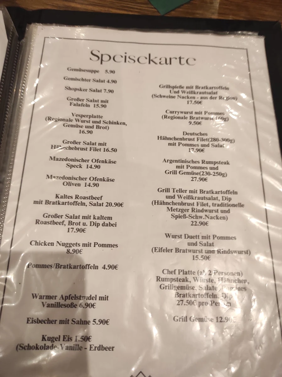 Speisekarte photo 1