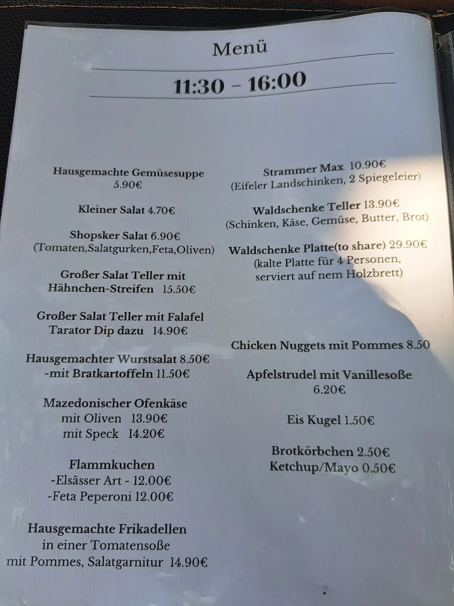 Speisekarte photo 2