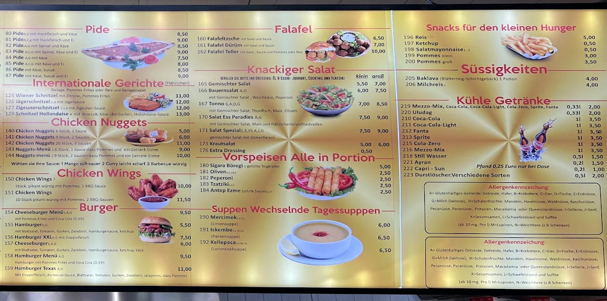Speisekarte photo 1
