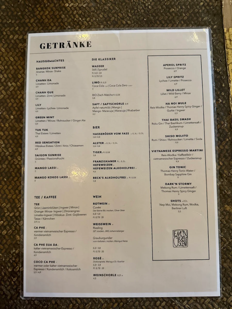 Speisekarte photo 1