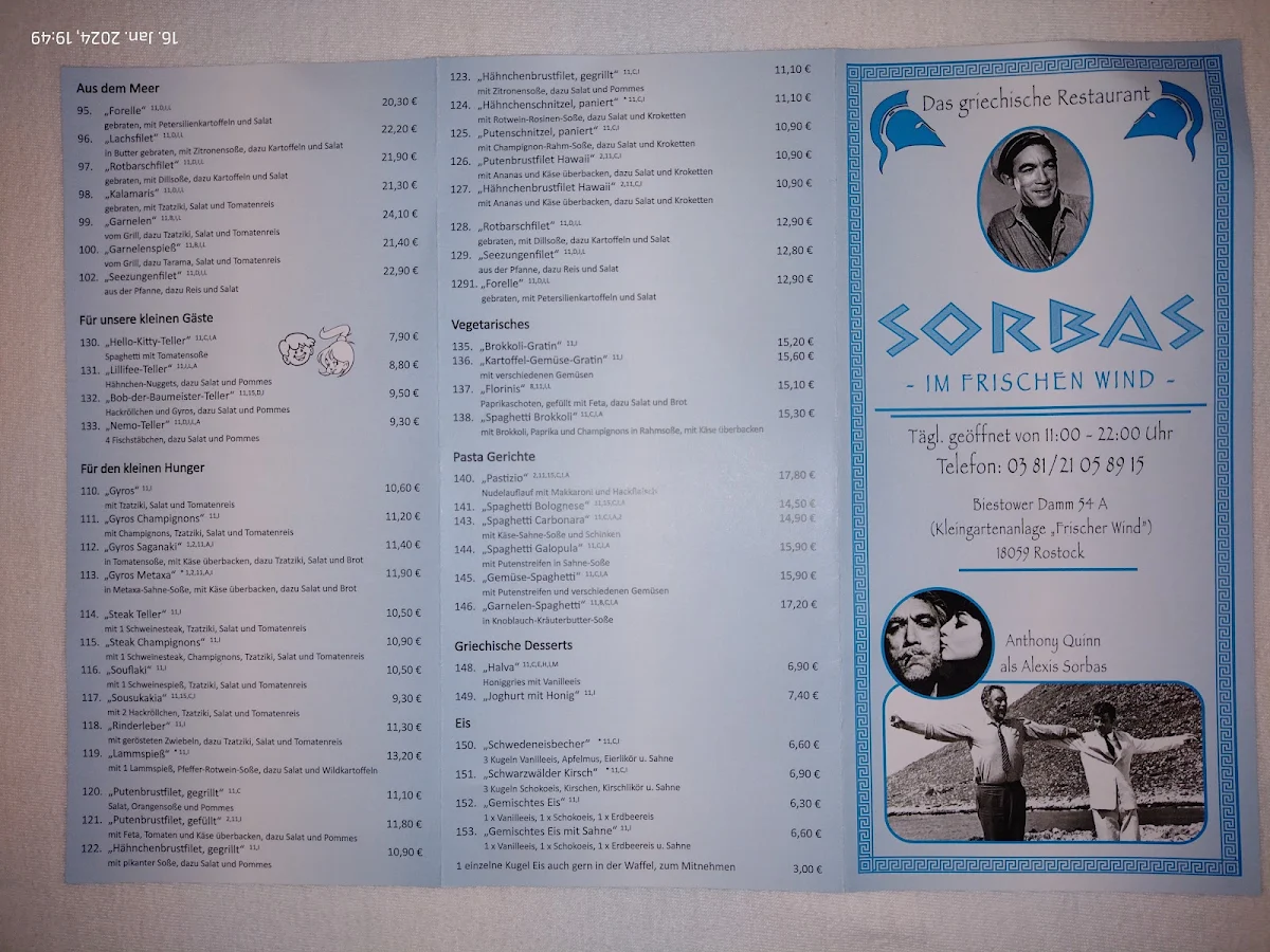 Speisekarte photo 2