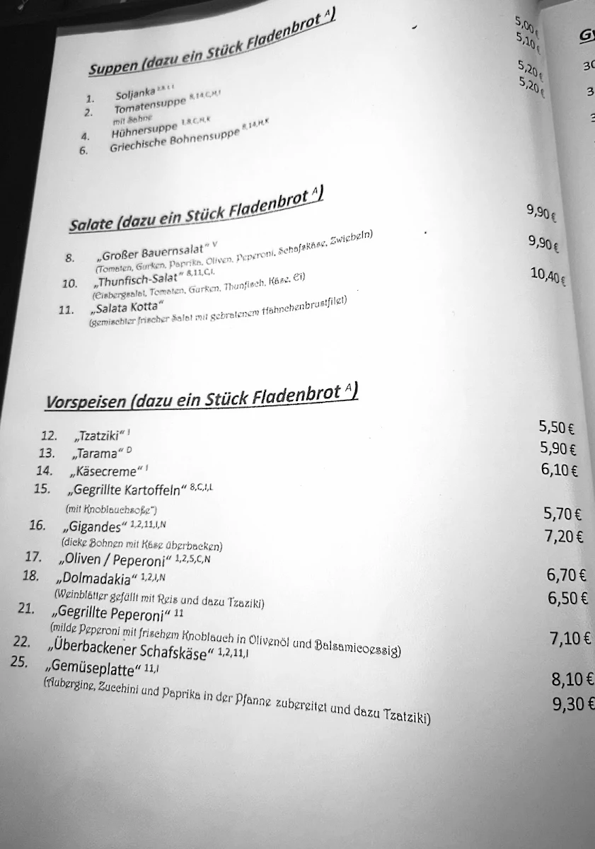 Speisekarte photo 5