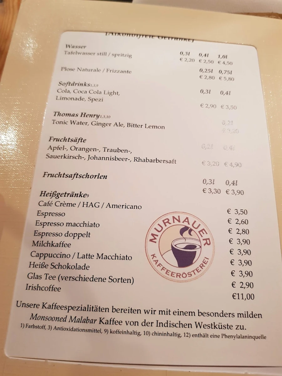 Speisekarte photo 9