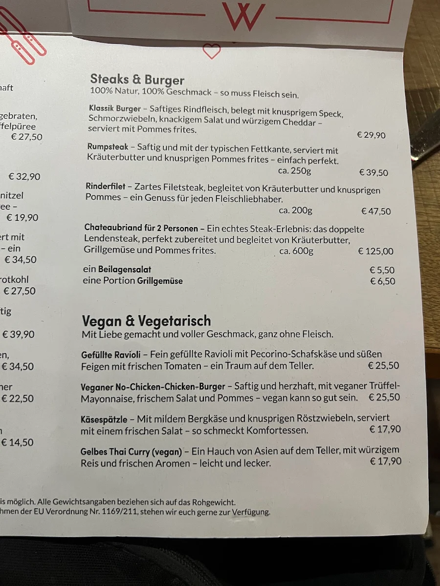 Speisekarte photo 1