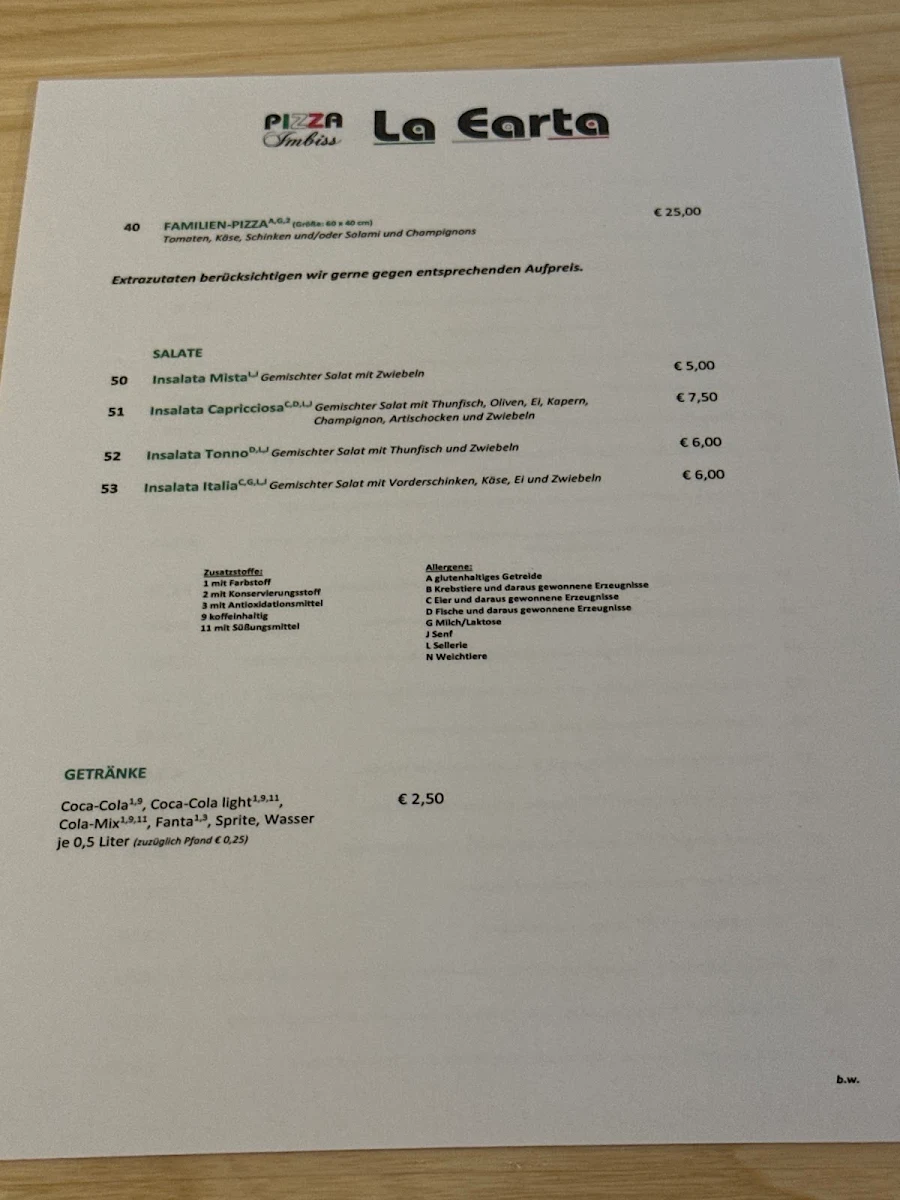 Speisekarte photo 2