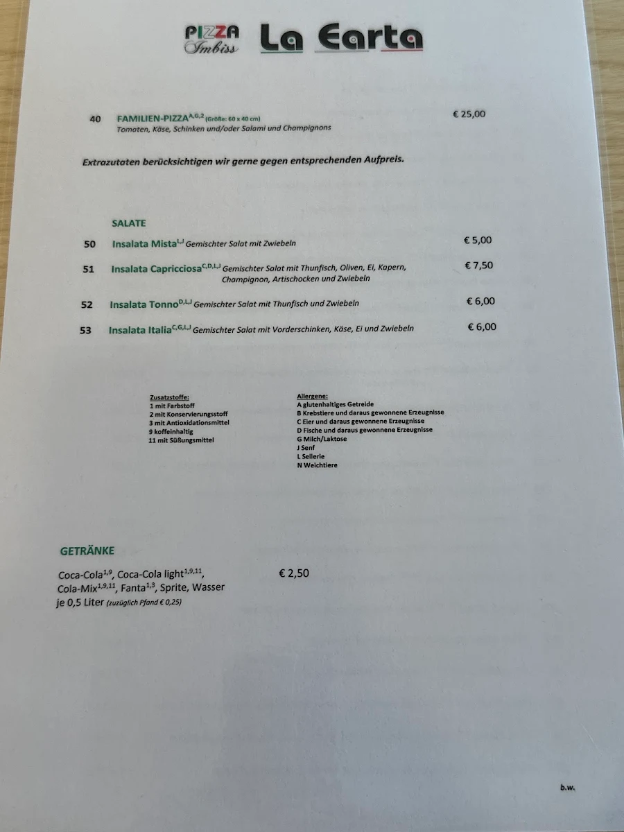Speisekarte photo 5