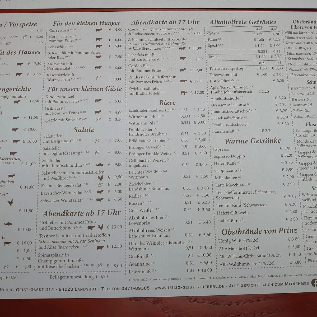 Speisekarte photo 9