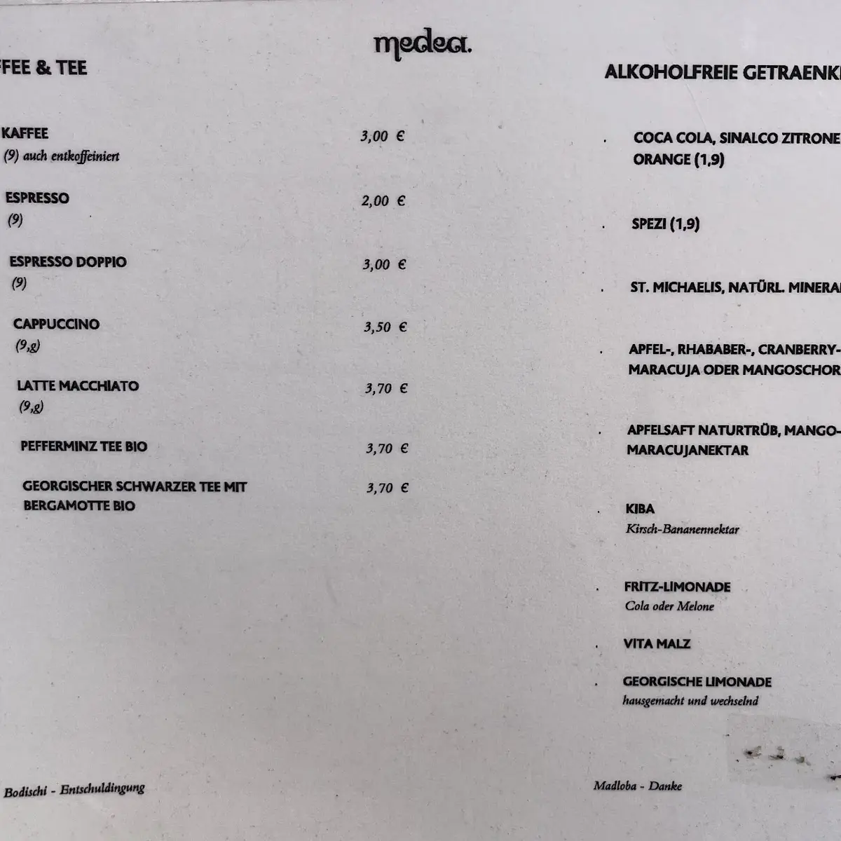 Speisekarte photo 3