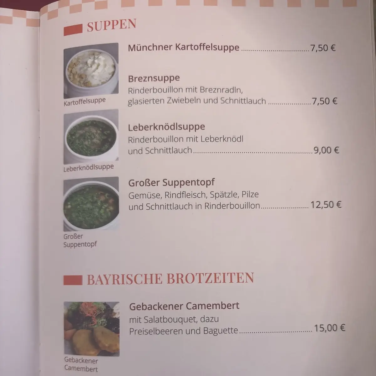 Speisekarte photo 1