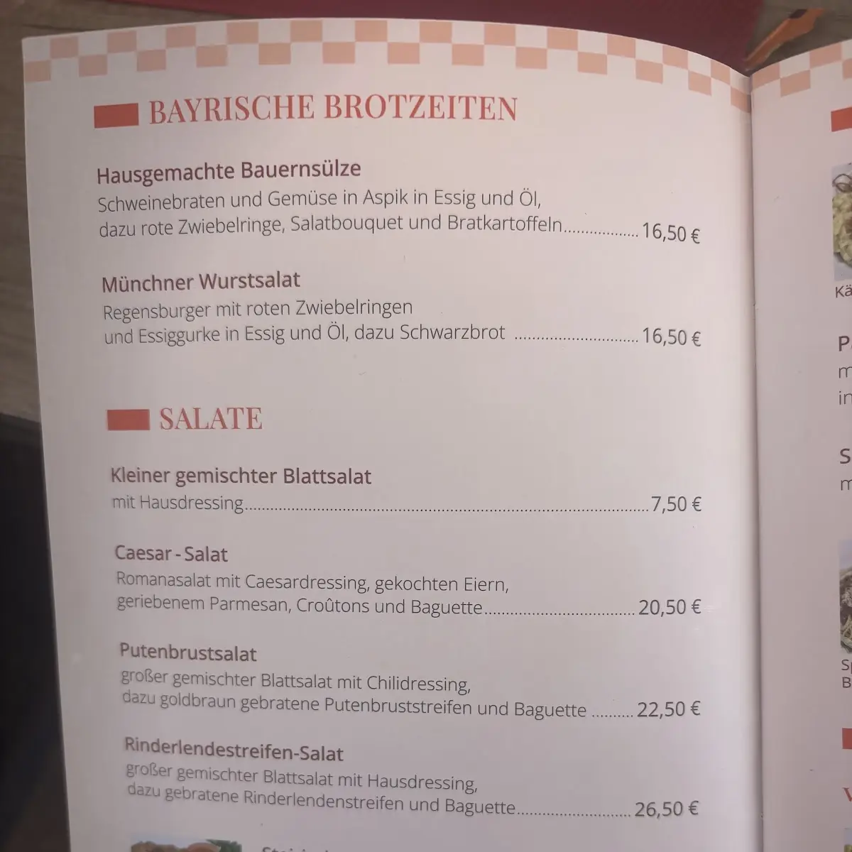 Speisekarte photo 10