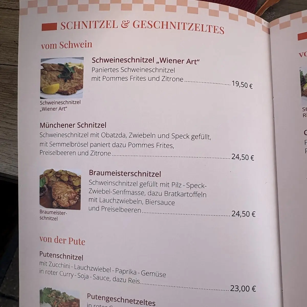 Speisekarte photo 3