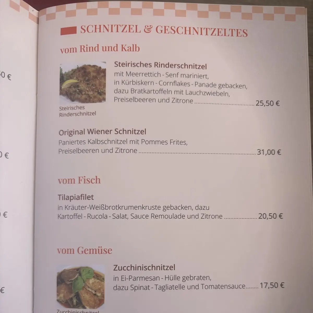 Speisekarte photo 5
