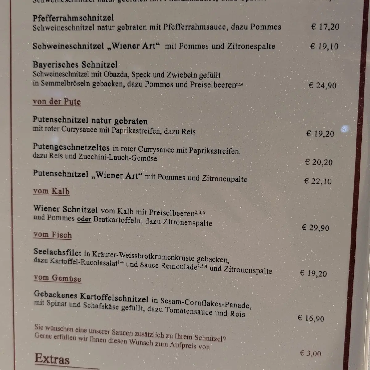Speisekarte photo 6