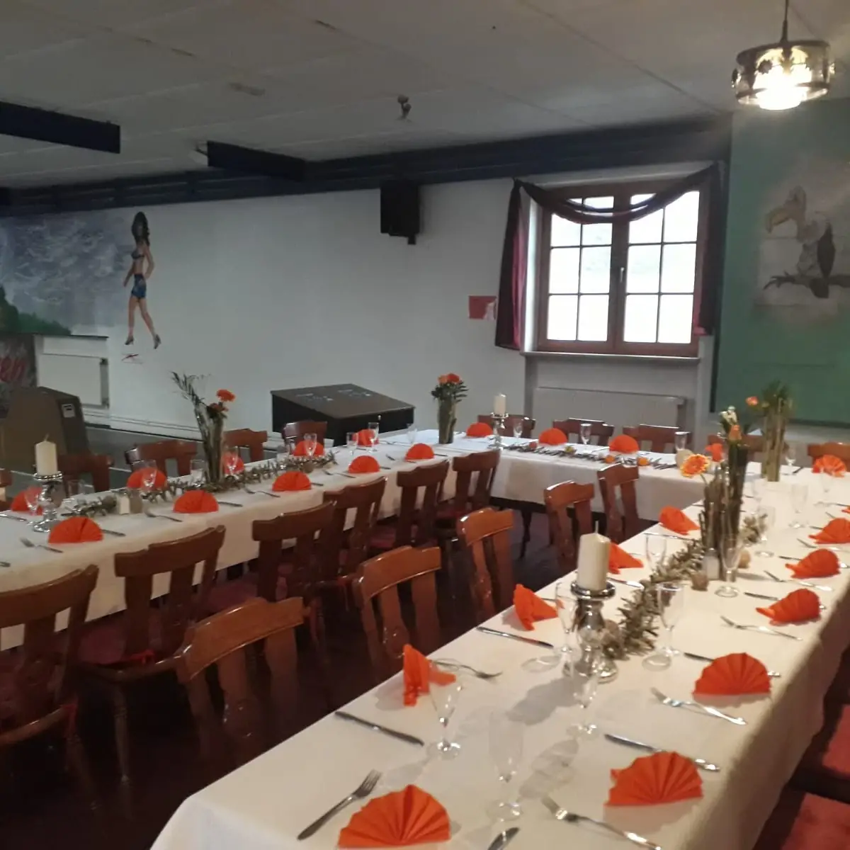 Atmosphäre, Gasthaus "Sieben Brunnen" Kegelhalle
