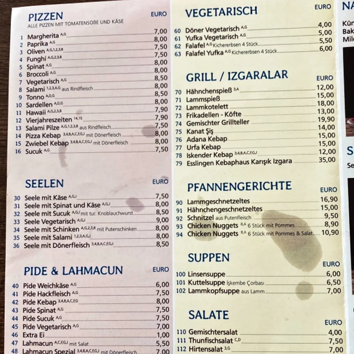 Speisekarte photo 3