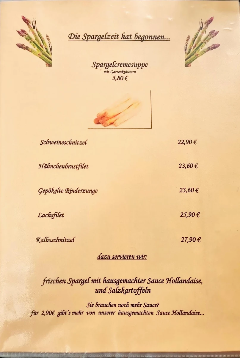 Speisekarte photo 1
