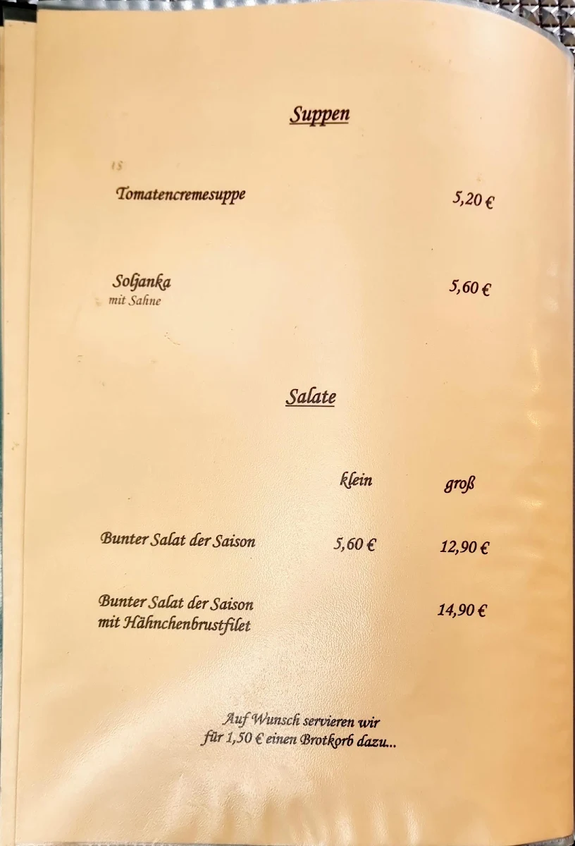 Speisekarte photo 4