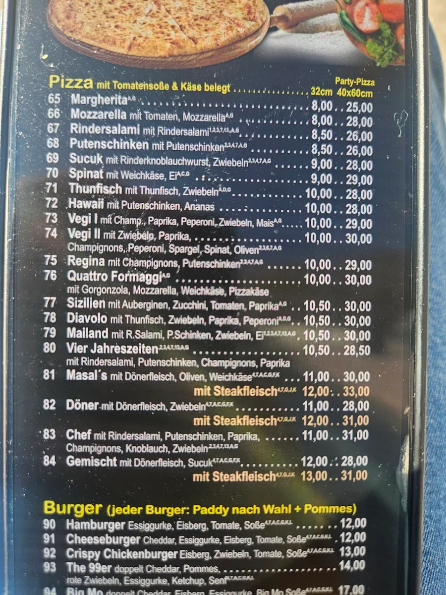 Speisekarte, Masal's KEBABO HOUSE Rastatt