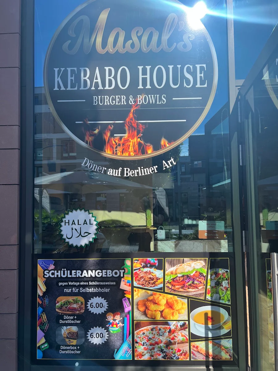 Speisekarte, Masal's KEBABO HOUSE Rastatt